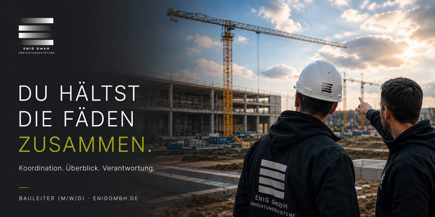 ENIG Stellenanzeige: Du hältst die Fäden zusammen